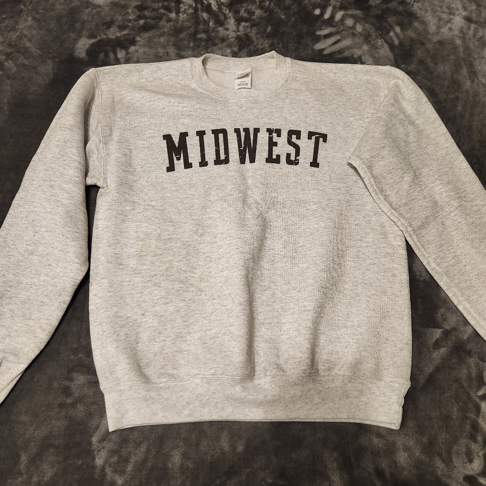 Hanes Ecosoft Midwest Sweatshirt Size Small (women's)
